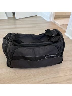 TaylorMade Charcoal and Black Duffel Bag